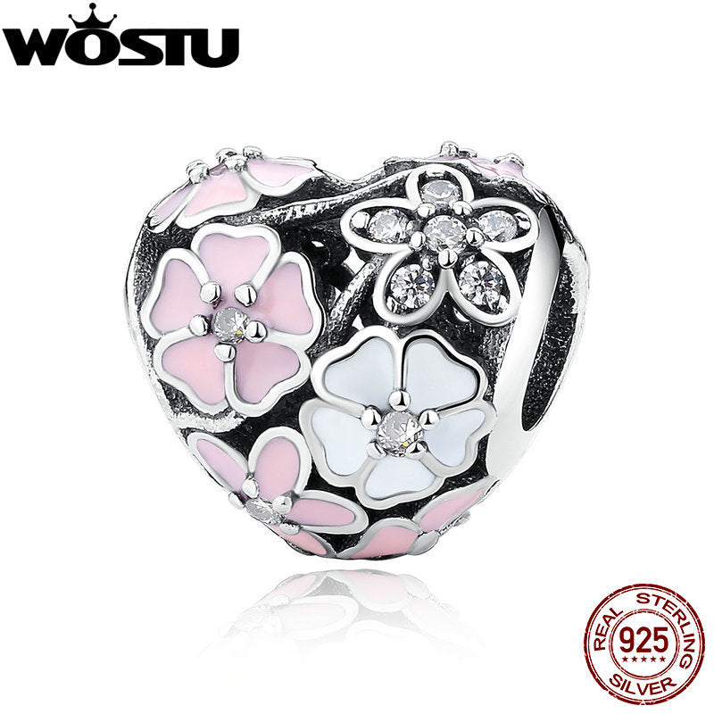 Aliexpress 100% 925 Sterling Silver Poetic Blooms Beads Fit Original WST Charm Bracelet Authentic Luxury DIY Jewelry Gift
